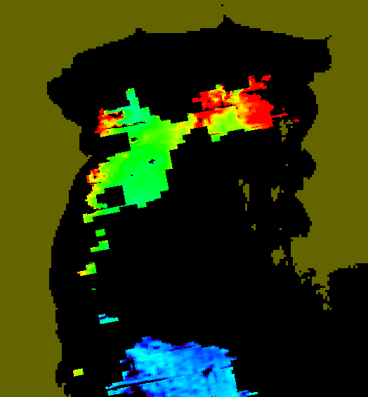 MODIS Aqua 2004/8/17 CHL