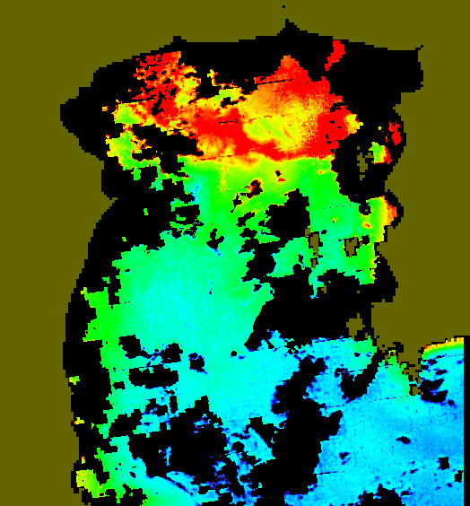 MODIS Aqua 2004/8/18 CHL