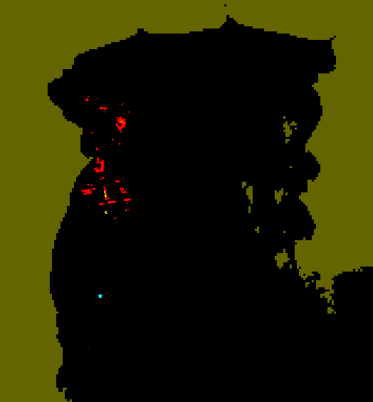 MODIS Aqua 2004/8/22 CHL