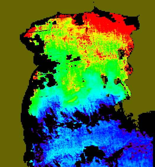 MODIS Aqua 2004/8/25 CHL