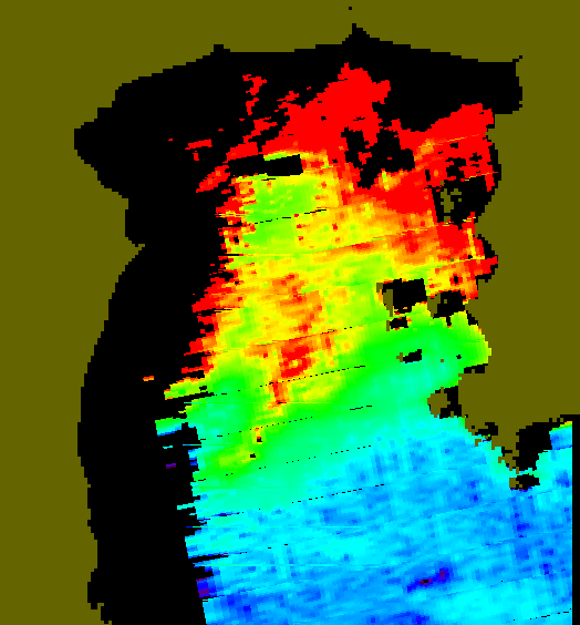 MODIS Aqua 2004/8/26 CHL