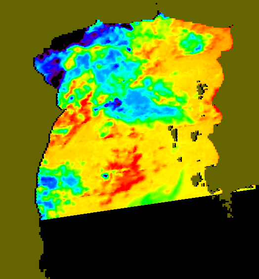 MODIS Aqua 2004/8/27 SST