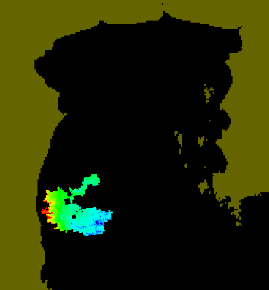 MODIS Aqua 2004/9/3 CHL