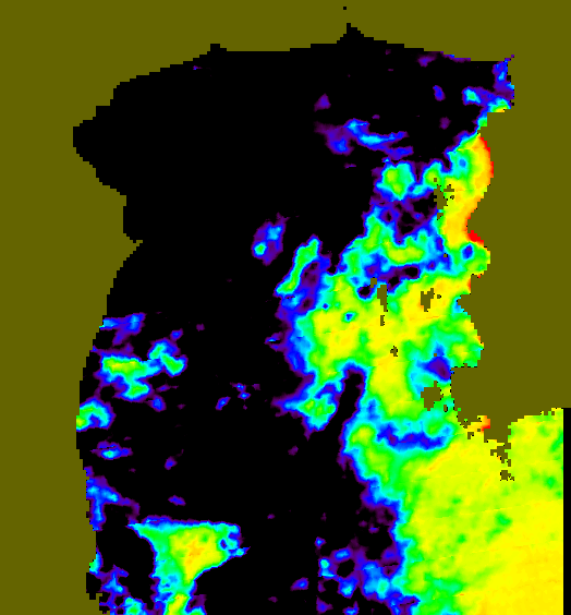 MODIS Aqua 2004/9/5 SST