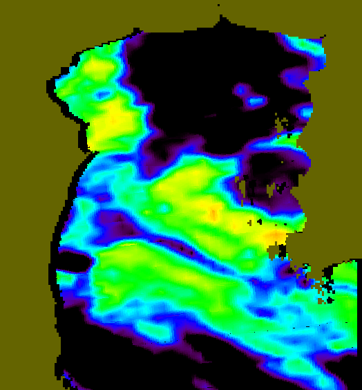 MODIS Aqua 2004/9/6 SST