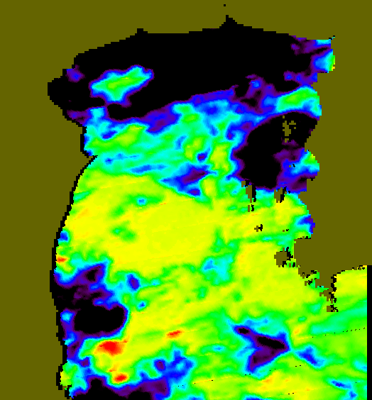 MODIS Aqua 2004/9/7 SST