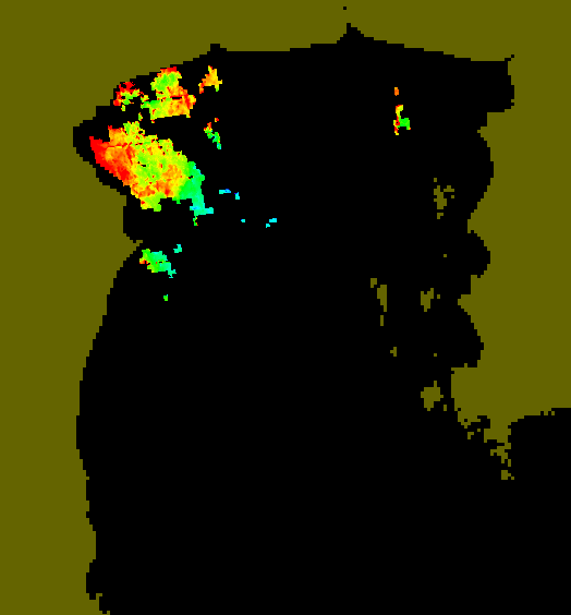 MODIS Aqua 2004/9/12 CHL