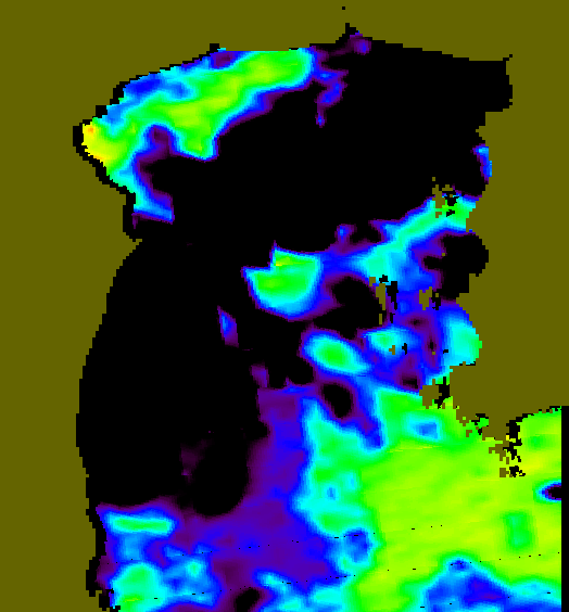 MODIS Aqua 2004/9/15 SST