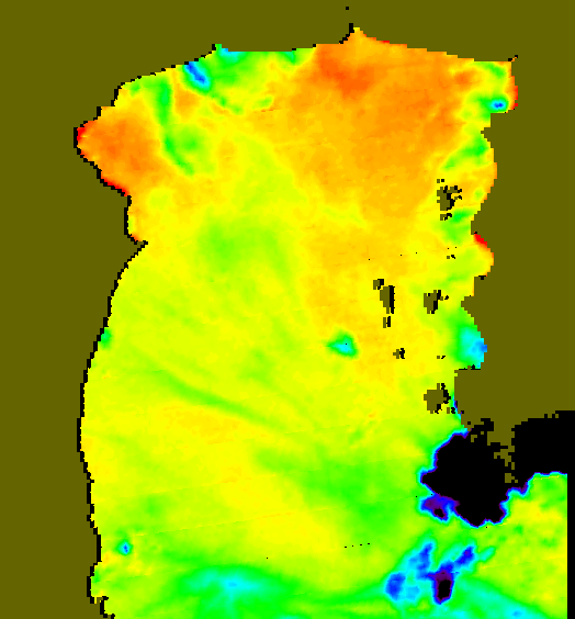 MODIS Aqua 2004/9/19 SST