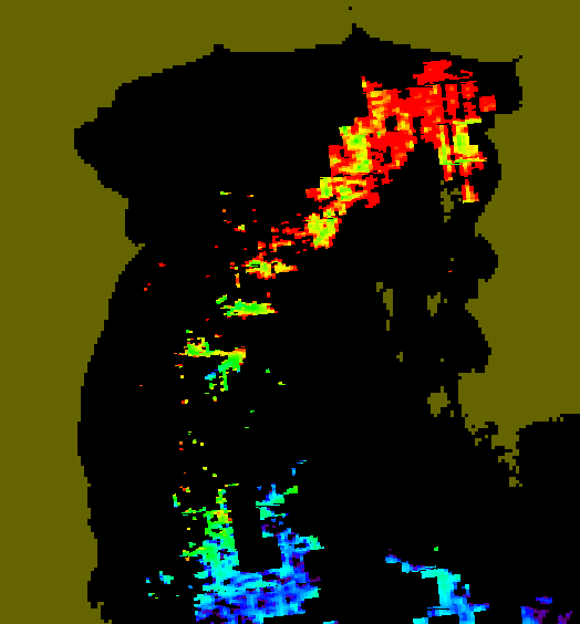 MODIS Aqua 2004/9/22 CHL