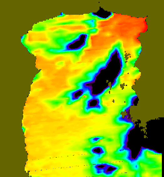 MODIS Aqua 2004/9/22 SST