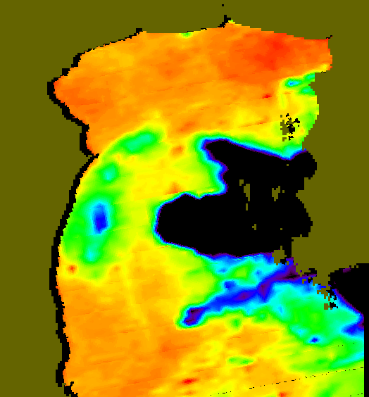 MODIS Aqua 2004/9/25 SST