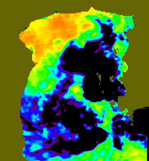 MODIS Aqua 2004/9/26 SST