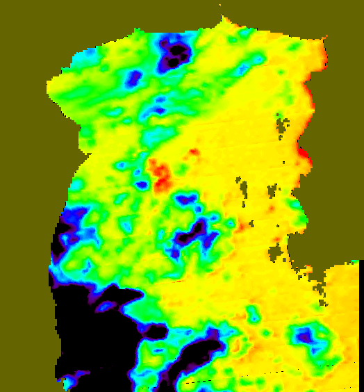 MODIS Aqua 2004/10/3 SST