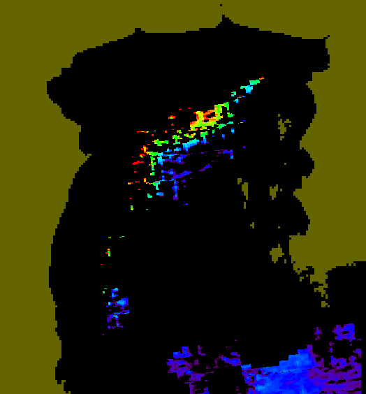 MODIS Aqua 2004/10/8 CHL