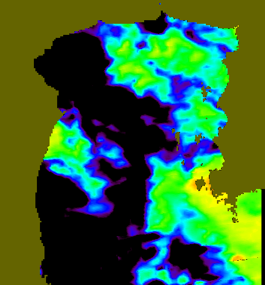 MODIS Aqua 2004/10/10 SST