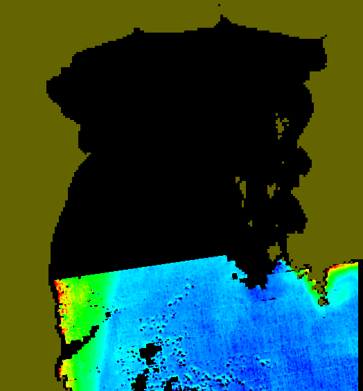 MODIS Aqua 2004/10/14 CHL