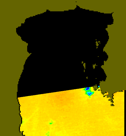 MODIS Aqua 2004/10/14 SST