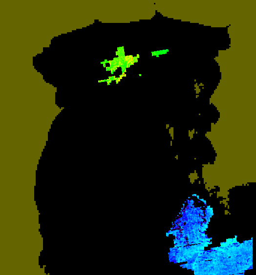 MODIS Aqua 2004/10/16 CHL