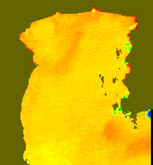 MODIS Aqua 2004/10/16 SST