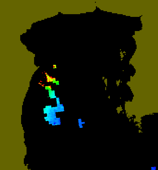 MODIS Aqua 2004/10/17 CHL