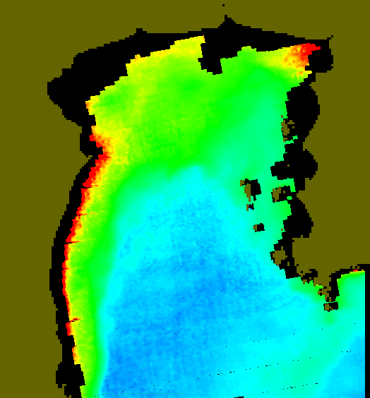 MODIS Aqua 2004/10/18 CHL