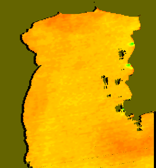 MODIS Aqua 2004/10/18 SST