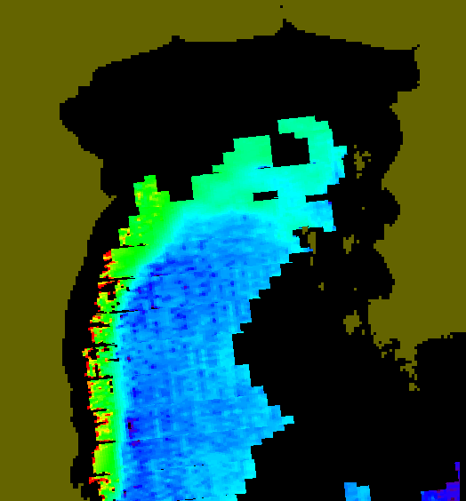 MODIS Aqua 2004/10/24 CHL