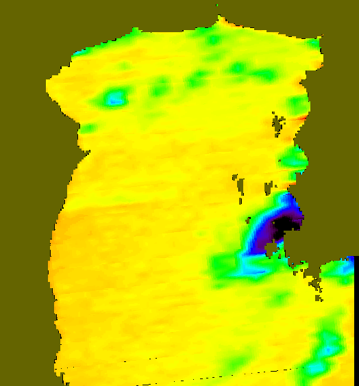 MODIS Aqua 2004/10/24 SST