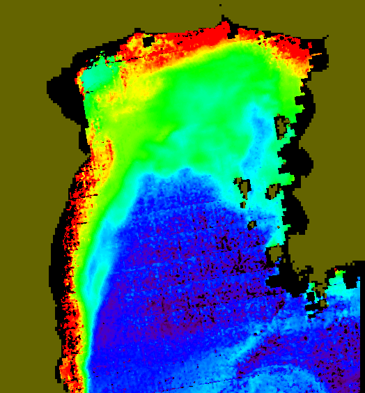 MODIS Aqua 2004/10/25 CHL