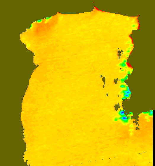 MODIS Aqua 2004/10/25 SST