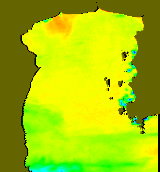 MODIS Aqua 2004/10/28 SST