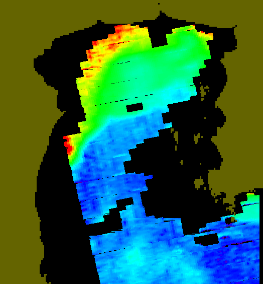 MODIS Aqua 2004/10/29 CHL