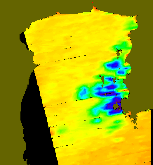 MODIS Aqua 2004/10/29 SST