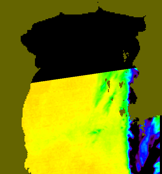 MODIS Aqua 2004/10/30 SST