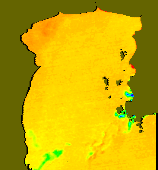 MODIS Aqua 2004/11/1 SST