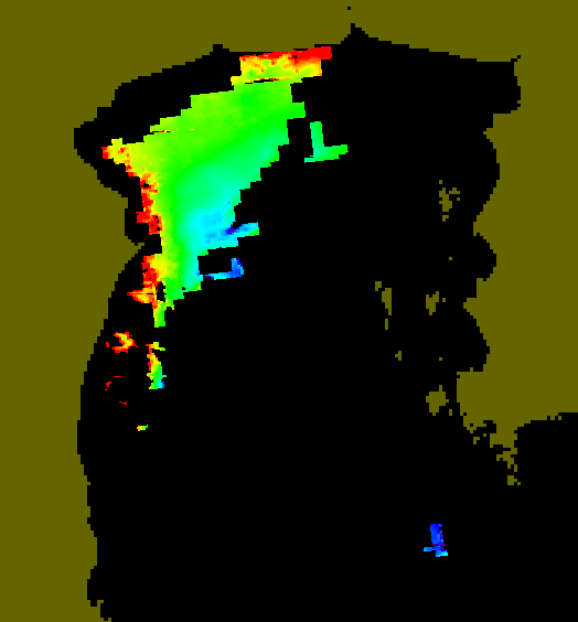 MODIS Aqua 2004/11/2 CHL