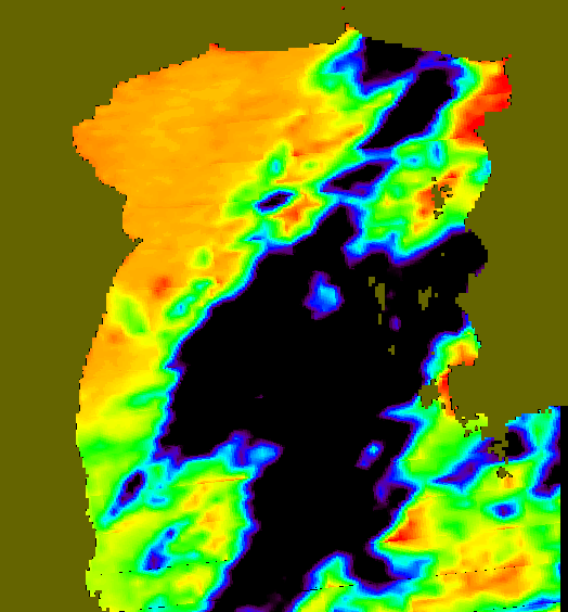 MODIS Aqua 2004/11/2 SST