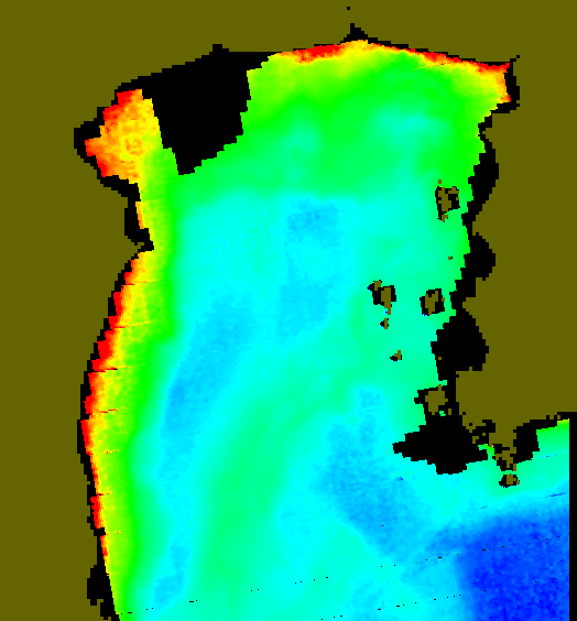 MODIS Aqua 2004/11/3 CHL