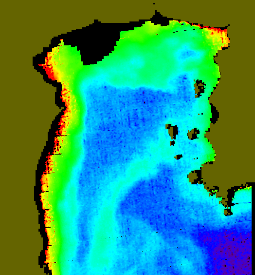 MODIS Aqua 2004/11/4 CHL