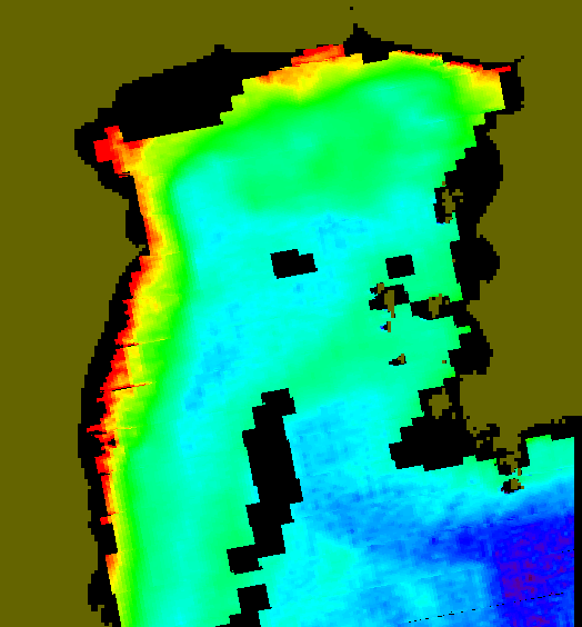 MODIS Aqua 2004/11/5 CHL