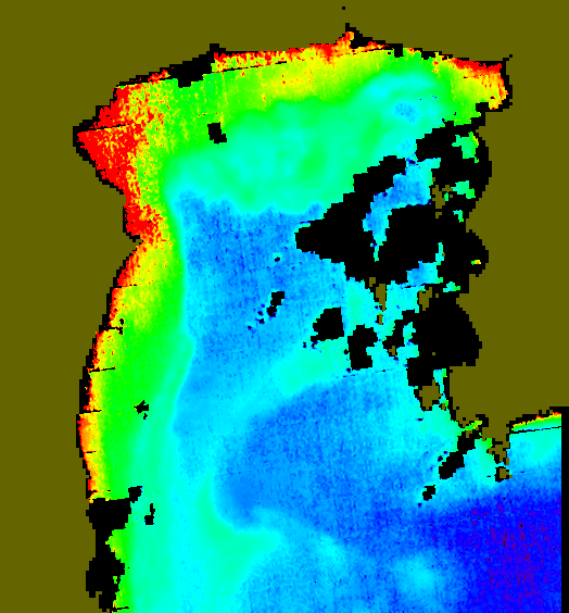 MODIS Aqua 2004/11/6 CHL