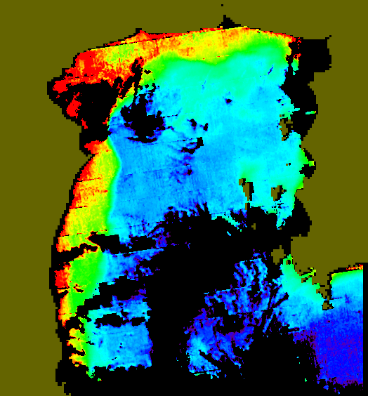 MODIS Aqua 2004/11/8 CHL