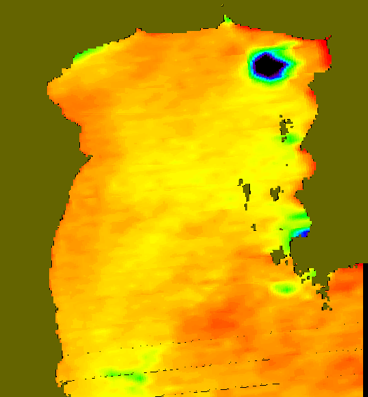 MODIS Aqua 2004/11/9 SST