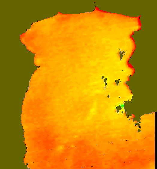 MODIS Aqua 2004/11/11 SST