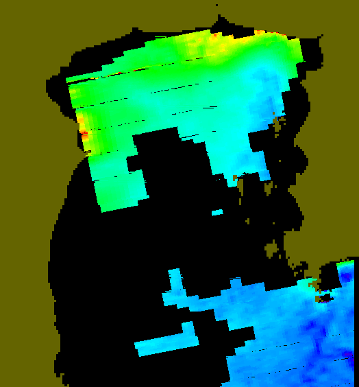 MODIS Aqua 2004/11/14 CHL