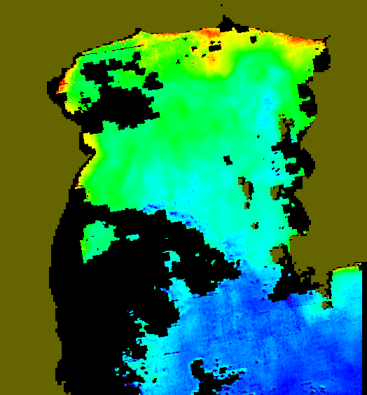 MODIS Aqua 2004/11/17 CHL