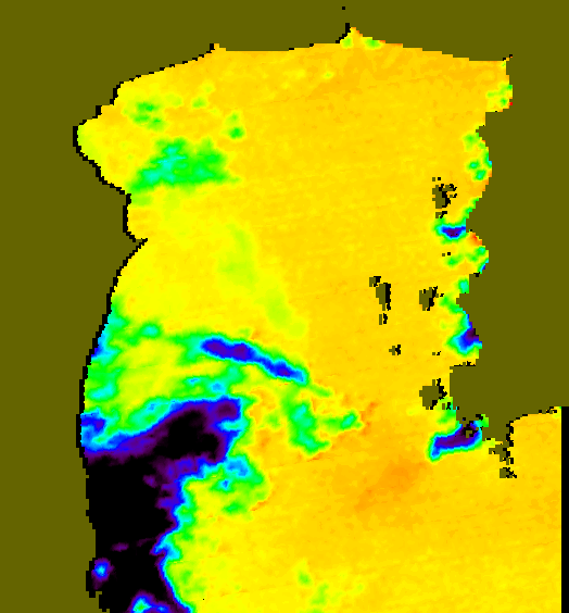 MODIS Aqua 2004/11/17 SST