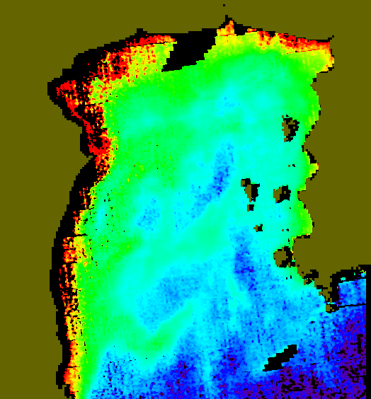 MODIS Aqua 2004/11/20 CHL