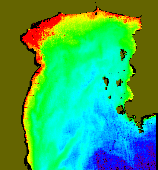 MODIS Aqua 2004/11/22 CHL